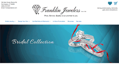 Desktop Screenshot of franklinjewelers.com