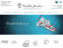 Tablet Screenshot of franklinjewelers.com